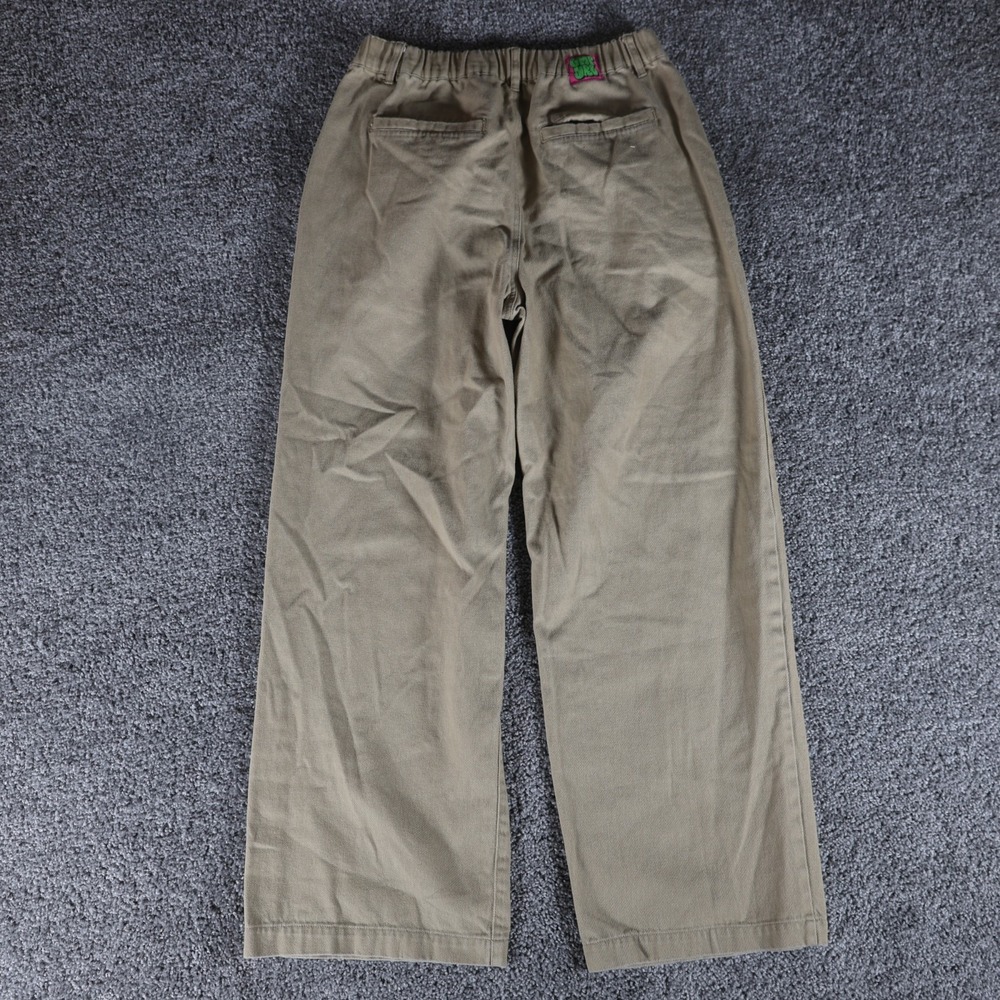 Empyre Khaki Pants Mens Medium Baggy Wide Leg Y2K Skate Chinos